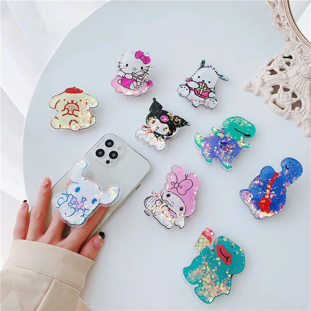 Kawaii Sanrio Hello Kitty Portable Phone Holder Melody Kuromi Cute Phone Stands Online Learning Home Drama Chasing Assistant
Kawaii Sanrio Hello Kitty Portable Phone Holder Melody Kuromi Cute Phone Stands Online Learning Home Drama Chasing Assistant