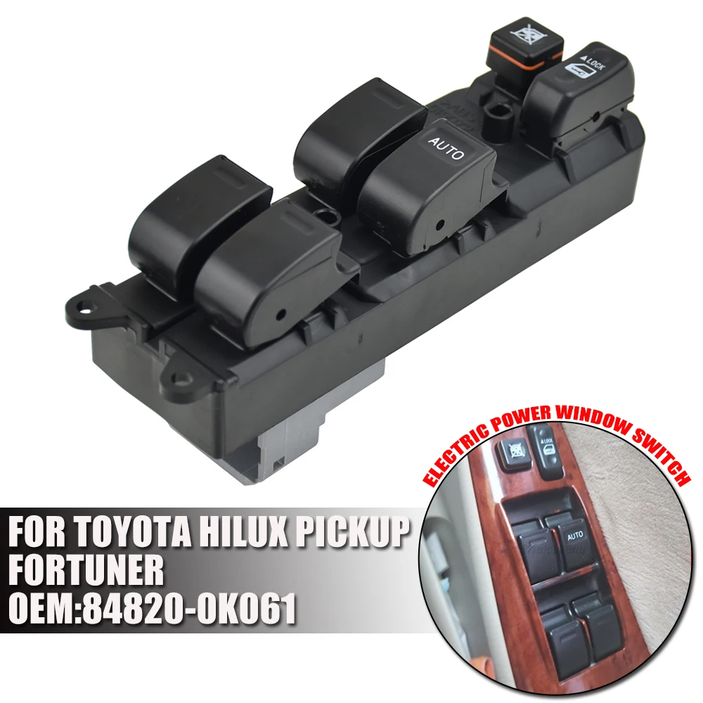 Передние правые 18 контактов RHD для пикапа Toyota Hilux Fortuner 84820-0K06 1 кнопки переключения главного стеклоподъемника
Передние правые 18 контактов RHD для пикапа Toyota Hilux Fortuner 84820-0K06 1 кнопки переключения главного стеклоподъемника
