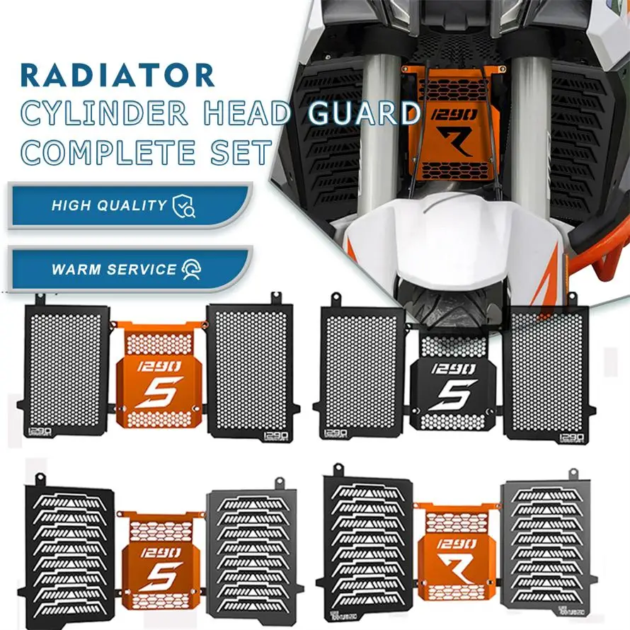 

Motorcycle Radiator Grille For KTM 1290 Super Adventure S R 2021 2022 2023 Super Adv 1290 ADV S R Central Cylinder Guard Cover