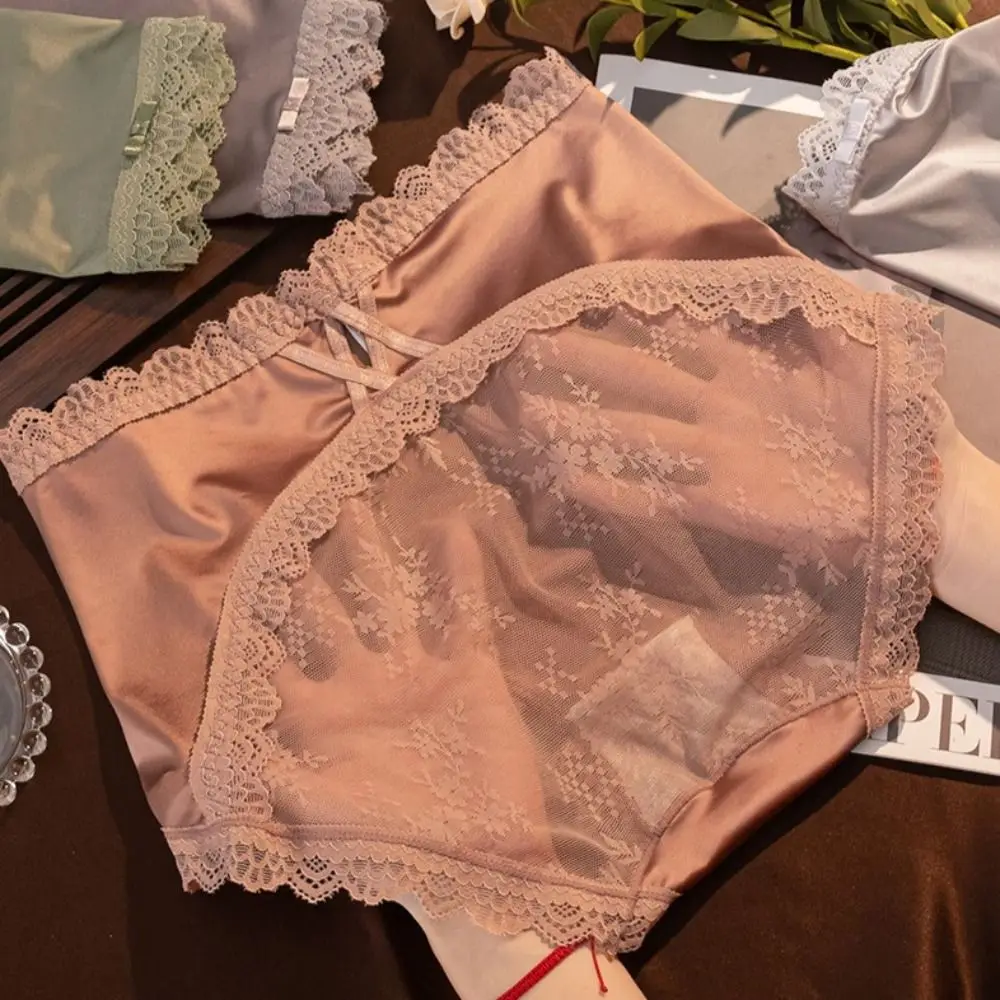 Splicing High Waist Underpants Seamless Nylon Women Lingerie Korean Style Briefs Hollow Out Panties Mesh Lace Underwear
Splicing High Waist Underpants Seamless Nylon Women Lingerie Korean Style Briefs Hollow Out Panties Mesh Lace Underwear