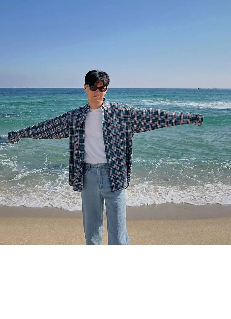 Men's shirt Plaid long sleeve large loose hip hop Street men's casual shirt Large Men's soft shirt 2022 NEW
Men's shirt Plaid long sleeve large loose hip hop Street men's casual shirt Large Men's soft shirt 2022 NEW