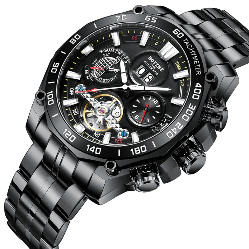 Часы наручные KINYUED Мужские автоматические, многофункциональные механические с кожаным ремешком, с перфорацией, с кожаным ремешком
Часы наручные KINYUED Мужские автоматические, многофункциональные механические с кожаным ремешком, с перфорацией, с кожаным ремешком