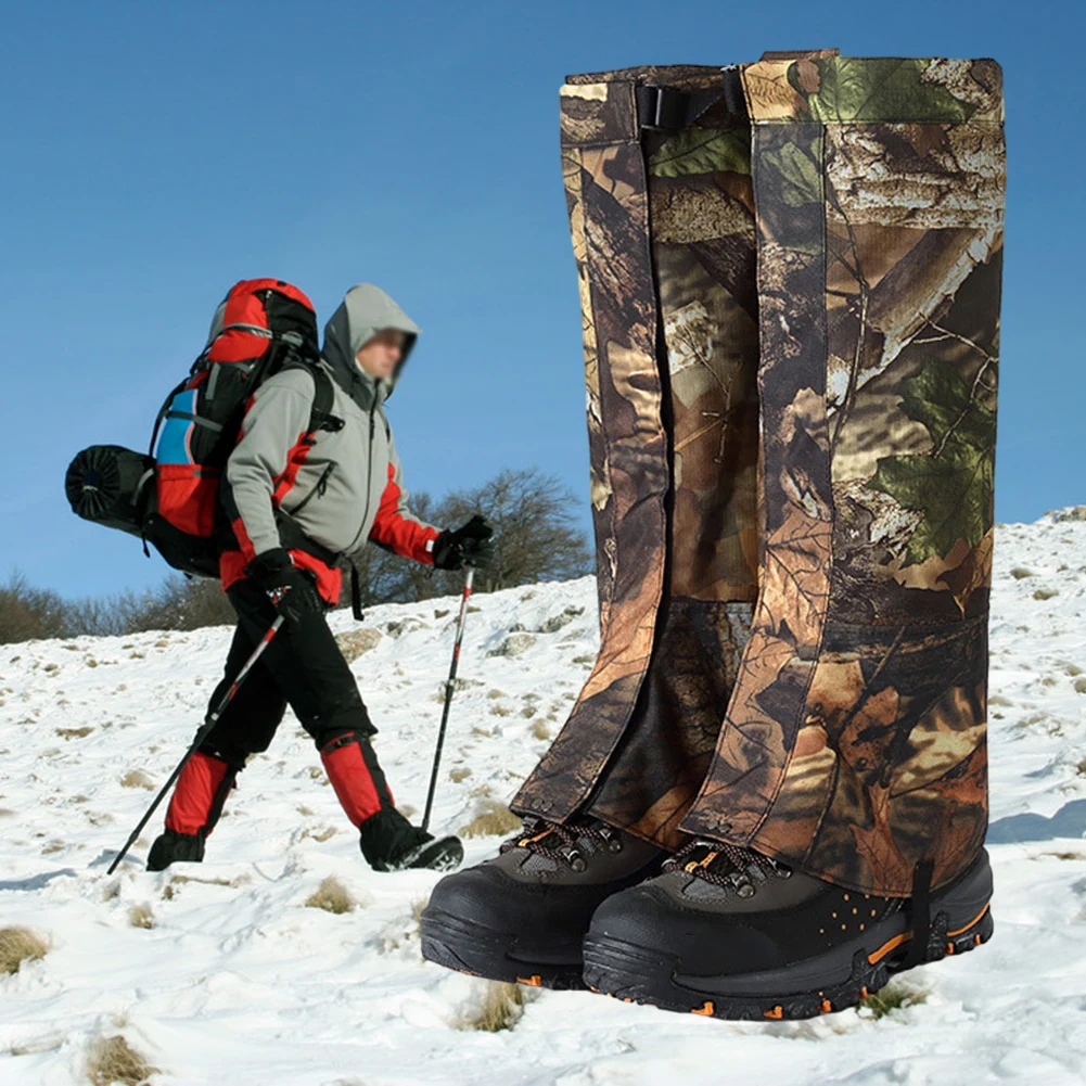 1 Pair Gaiters Cover Three Layers Combined Waterproof Moisture Permeable TPU Fabric Withstand -30℃ Camouflage Camping Supplies
1 Pair Gaiters Cover Three Layers Combined Waterproof Moisture Permeable TPU Fabric Withstand -30℃ Camouflage Camping Supplies
