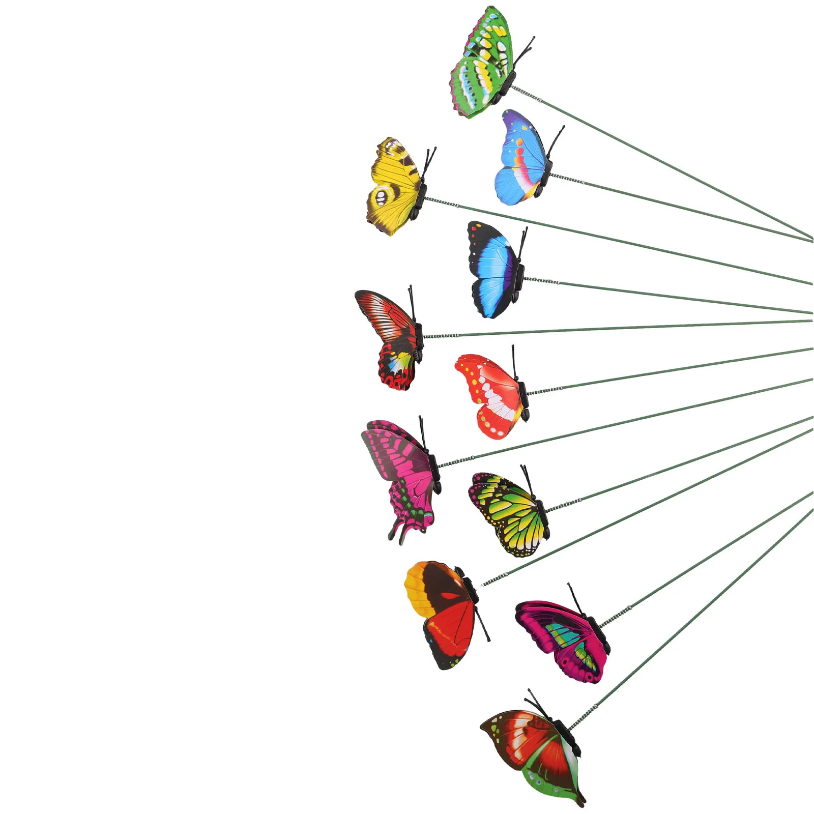 50x Butterfly Stakes 25*6cm Simulated Single Layer Plug Butterfly Gardening Decoration Flower Arrangement-Decoration
50x Butterfly Stakes 25*6cm Simulated Single Layer Plug Butterfly Gardening Decoration Flower Arrangement-Decoration