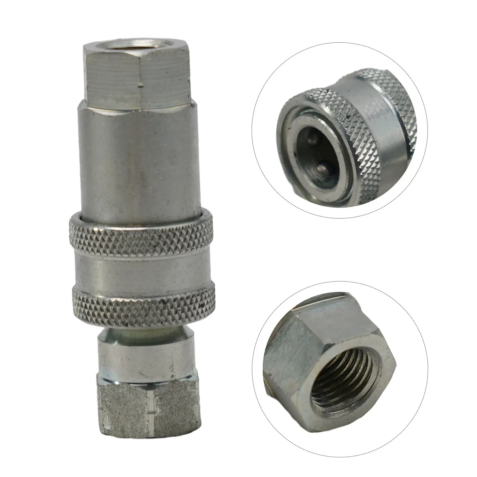 Quick Release Fitting ISO7241-A NPT ISO A Hydraulic Coupling Connector 1/4" 3/8" 1/2" 3/4" NPT1 Quick Change Interface
Quick Release Fitting ISO7241-A NPT ISO A Hydraulic Coupling Connector 1/4" 3/8" 1/2" 3/4" NPT1 Quick Change Interface