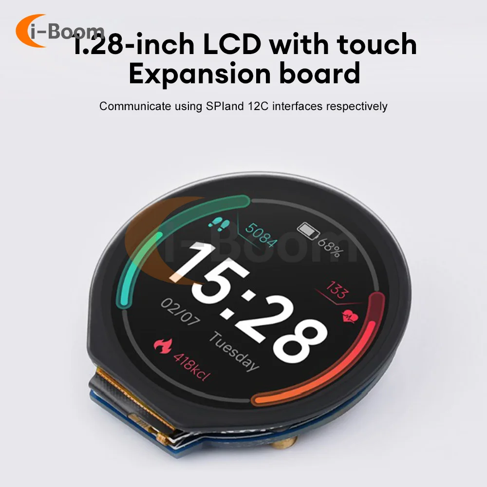 1.28" Round Color LCD IPS Module Touch Screen Resolution 65K RGB Colors SPI Interface for Arduino Raspberry Pi STM32
1.28" Round Color LCD IPS Module Touch Screen Resolution 65K RGB Colors SPI Interface for Arduino Raspberry Pi STM32