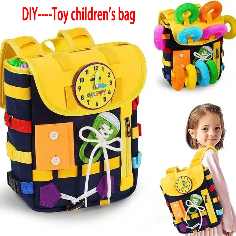 Children's Toy Bag DIY Monterey Felt Backpack Cute Children's Fur Backpack Little Girl Cartoon Backpack Birthday Gift
Children's Toy Bag DIY Monterey Felt Backpack Cute Children's Fur Backpack Little Girl Cartoon Backpack Birthday Gift