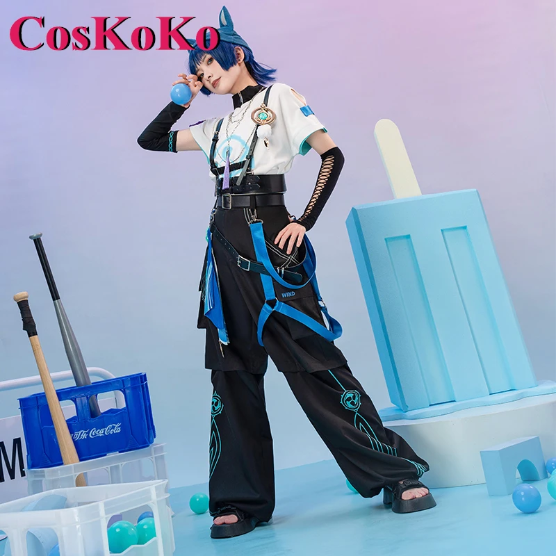 

CosKoKo Scaramouche/Wanderer Cosplay Genshin Impact Costume Derivative Product Nifty Lovely Overalls Daily Wear Trendy Clothing