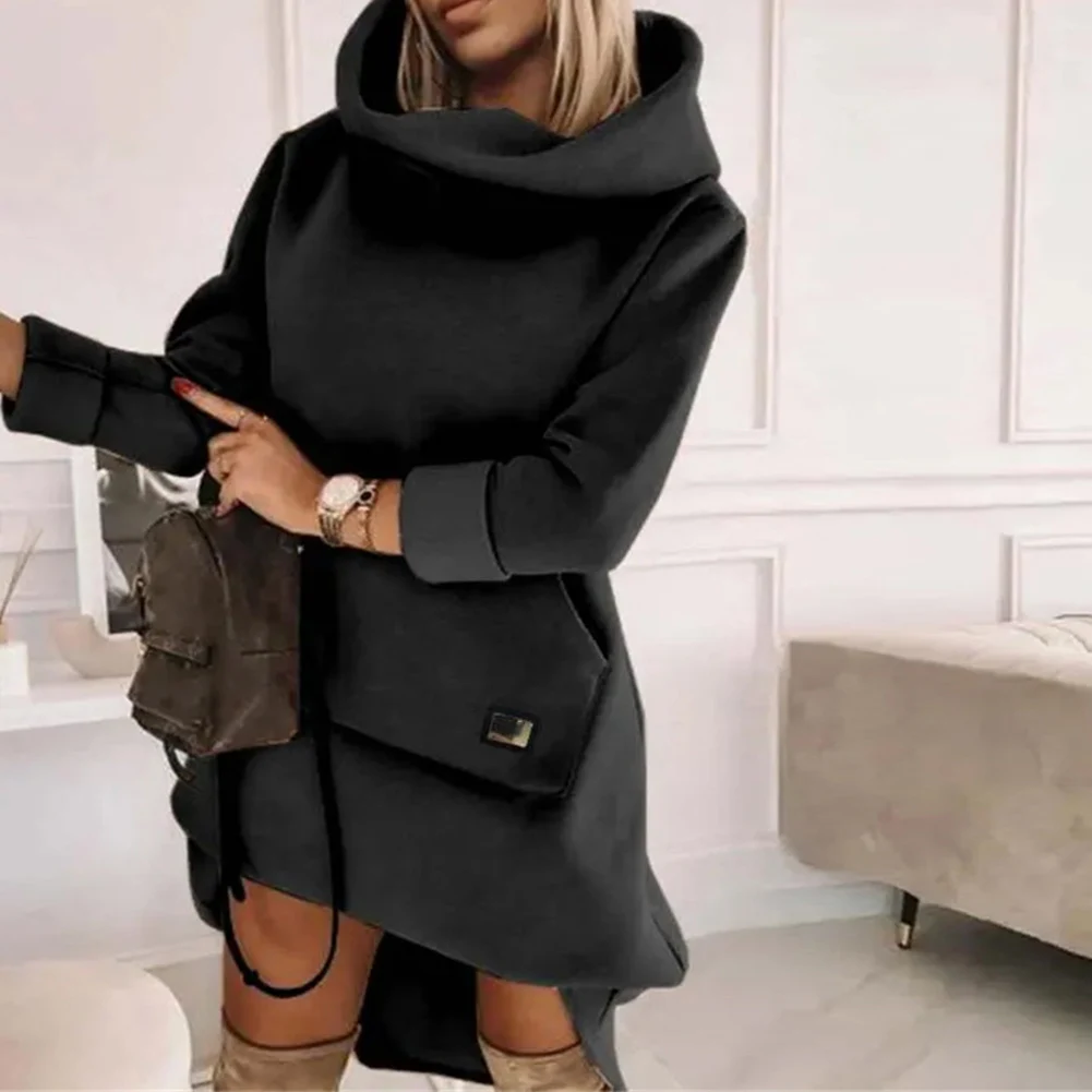 Y2K Women Autumn Winter Hoodies Solid Color Long Sleeve Sweatshirts Hooded Sweatshirt Dress Ladies Pullover Tops
Y2K Women Autumn Winter Hoodies Solid Color Long Sleeve Sweatshirts Hooded Sweatshirt Dress Ladies Pullover Tops