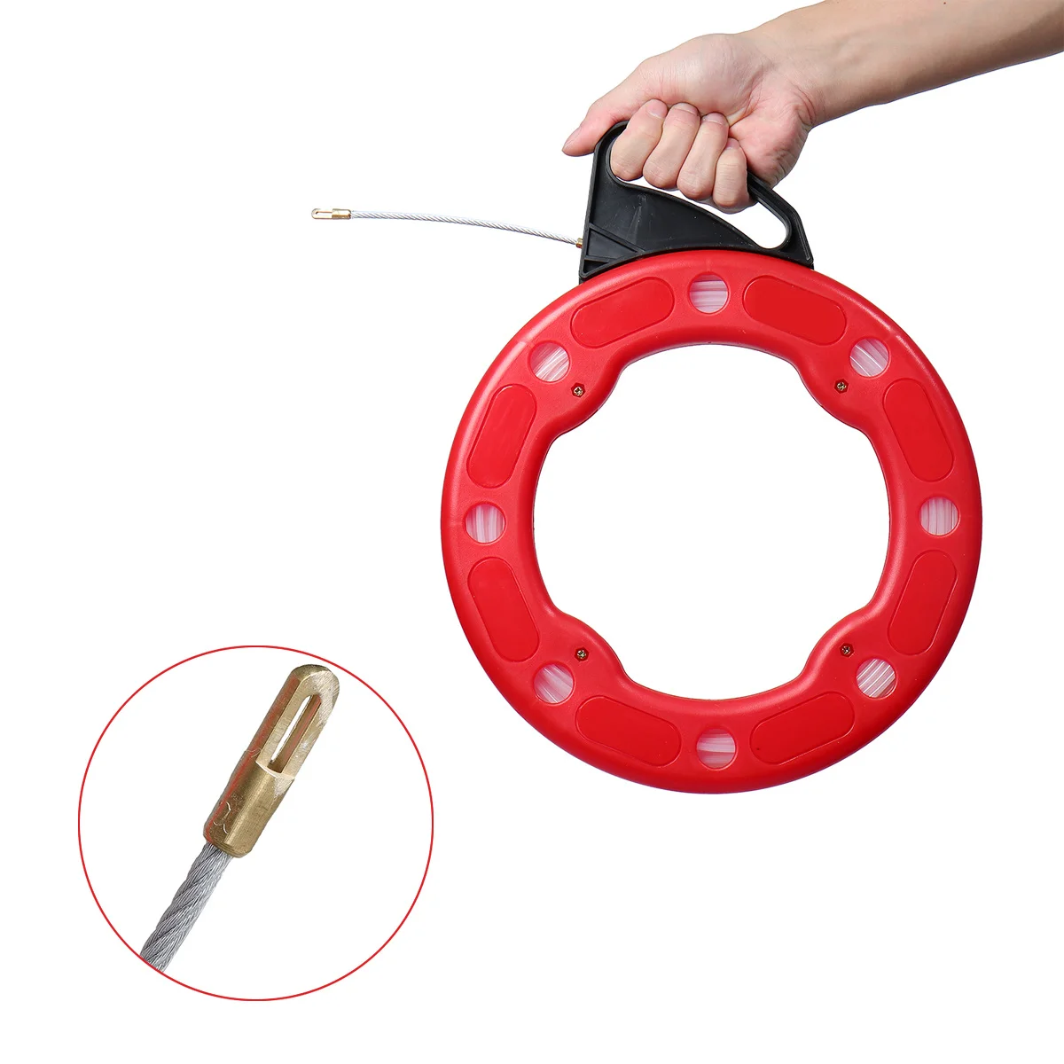 30M/40M Cable Puller Fish Tape Cable Fiberglass Fish Tape Reel Puller Fiberglass Metal Wall Wire Conduit 4mm
30M/40M Cable Puller Fish Tape Cable Fiberglass Fish Tape Reel Puller Fiberglass Metal Wall Wire Conduit 4mm