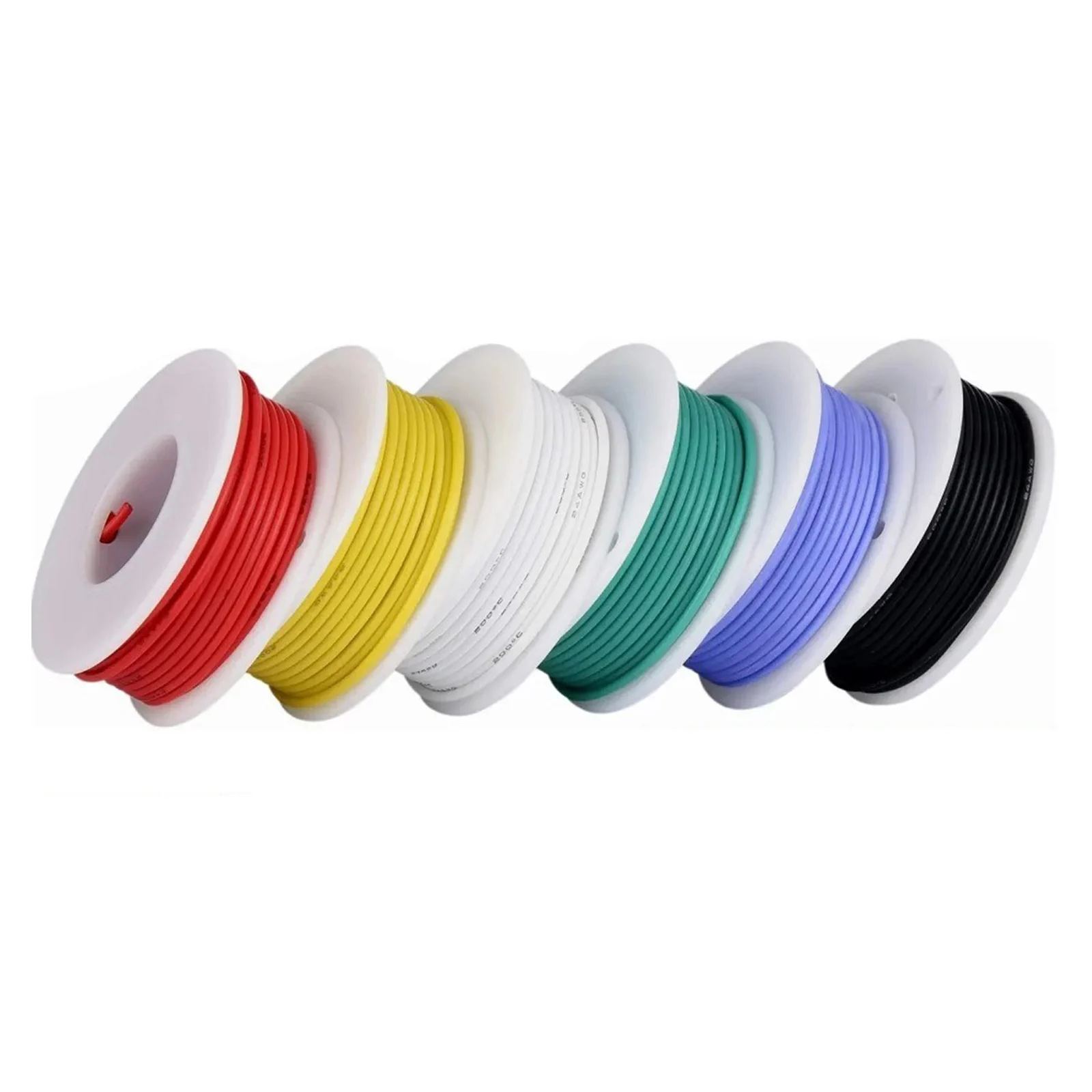 Flexible Cable Wire Silicone 5 Colour Spool Assortment Copper Wire Electronic Cable For DIY PCB Jumper Wire 1 Box
Flexible Cable Wire Silicone 5 Colour Spool Assortment Copper Wire Electronic Cable For DIY PCB Jumper Wire 1 Box