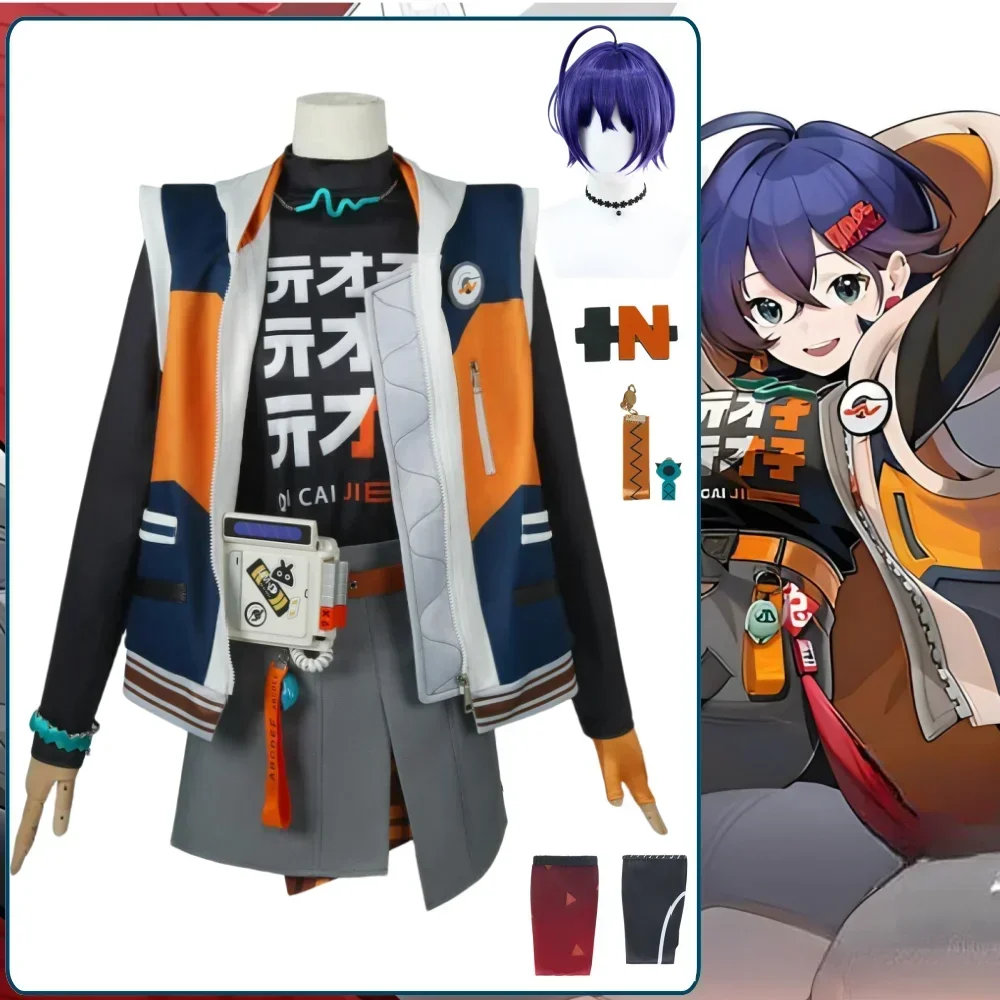 Game Zenless Zone Zero Belle Cosplay Costume Wig Women Man Uniform Outfit Halloween Costumes
Game Zenless Zone Zero Belle Cosplay Costume Wig Women Man Uniform Outfit Halloween Costumes