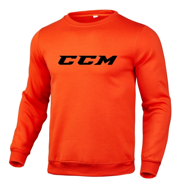 

Fashion Men's Ma'am CCM printing Round Neck Casual Hoodies Pullovers Sweatshirts Men's Top Solid Color Hoodies Sweatshirt Male