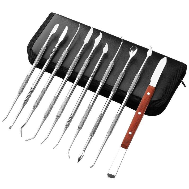 Dental Spatula Carving Kit Knife Set Engraving Graver Dental Laboratory Wax Tool Kit Tooth Stainless Steel Engraving Tool Sets
Dental Spatula Carving Kit Knife Set Engraving Graver Dental Laboratory Wax Tool Kit Tooth Stainless Steel Engraving Tool Sets