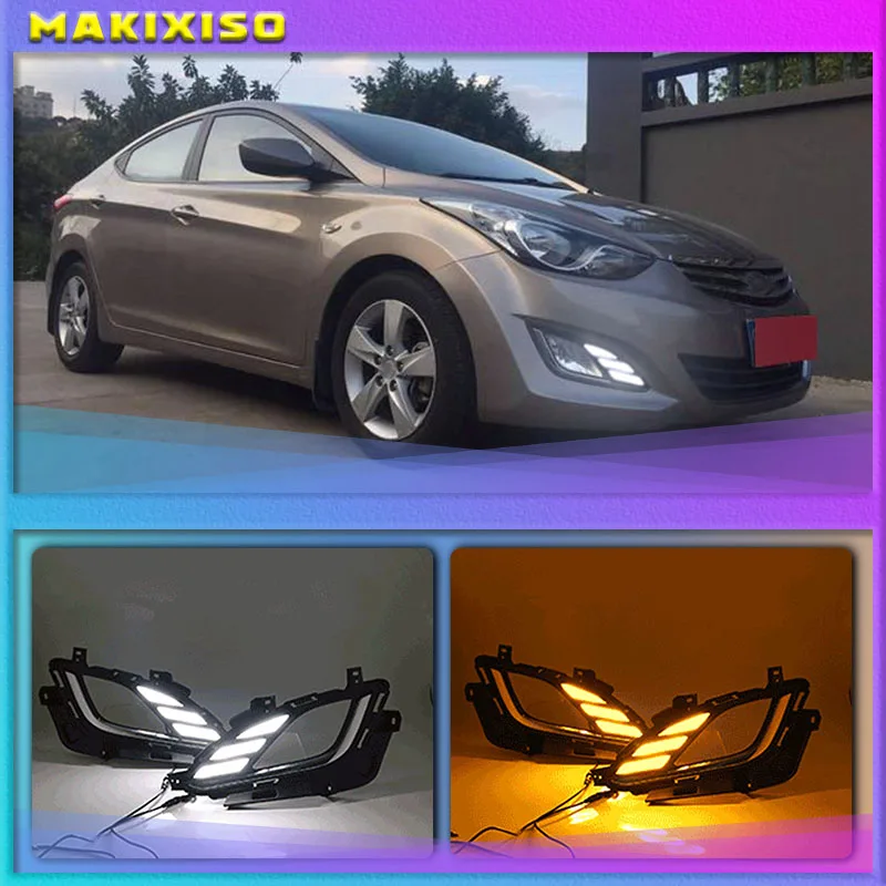 2pcs For Hyundai Elantra LED DRL Daytime Running Light with Turn lights 2012-2016 Year V1
2pcs For Hyundai Elantra LED DRL Daytime Running Light with Turn lights 2012-2016 Year V1