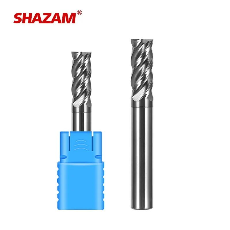 SHAZAM HRC68 4-Flute Balchas Ad Coating Unequal Spiral Endmill Tungsten Steel Carbide Flat End Mill For CNC Milling Cutter Tools
SHAZAM HRC68 4-Flute Balchas Ad Coating Unequal Spiral Endmill Tungsten Steel Carbide Flat End Mill For CNC Milling Cutter Tools