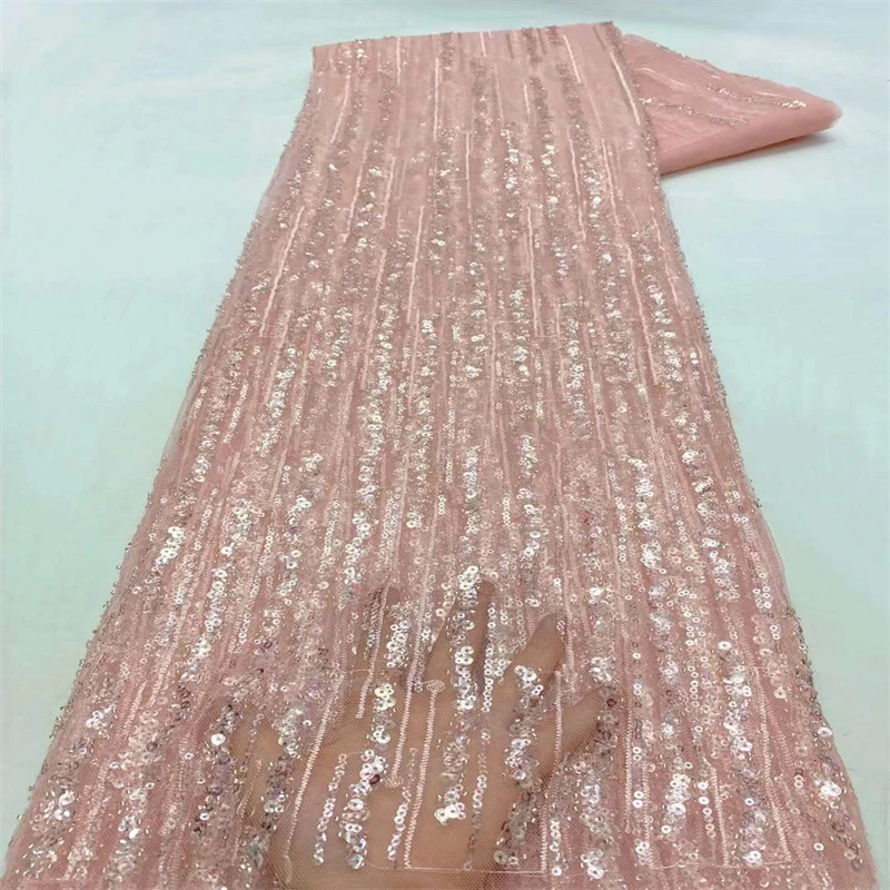 SJ Lace 2022 Lace Fabrics Nigeria Mesh Lace Embroidery African Lace Fabric With Sequins Beaded Material For Wedding x11-38
SJ Lace 2022 Lace Fabrics Nigeria Mesh Lace Embroidery African Lace Fabric With Sequins Beaded Material For Wedding x11-38