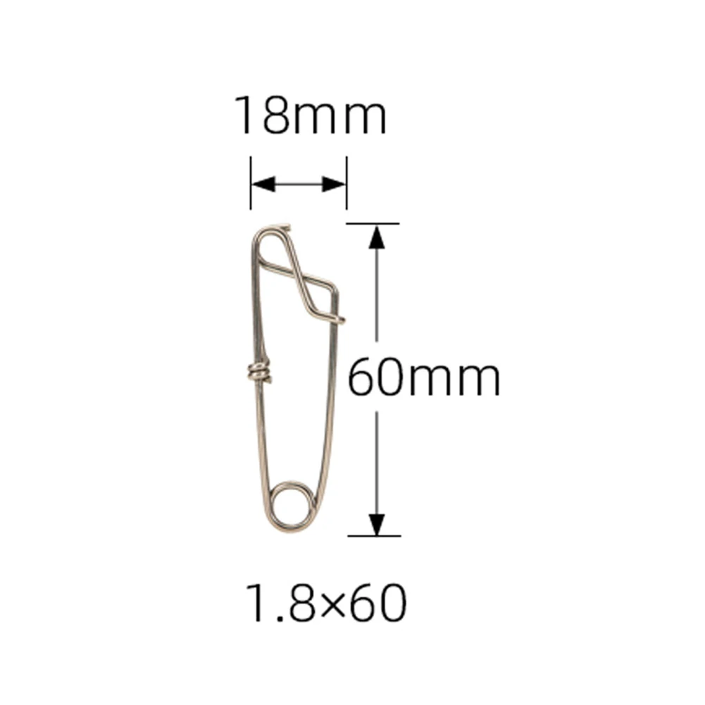 1 Pc Long Line Clips Stainless Steel Snap Swivel Longline Branch Hanger Carp Fishing Connectors Terminal Tackle Accessories
1 Pc Long Line Clips Stainless Steel Snap Swivel Longline Branch Hanger Carp Fishing Connectors Terminal Tackle Accessories
