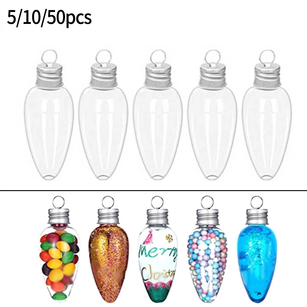 5/10/50Pcs Plastic Christmas Bulbs Christmas Ball Plastic Clear Fillable Light Bulb Hang On Xmas Tree Decor Bulbs
5/10/50Pcs Plastic Christmas Bulbs Christmas Ball Plastic Clear Fillable Light Bulb Hang On Xmas Tree Decor Bulbs