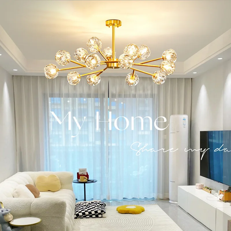Modern LED Crystal Chandelier Ceiling Lights Fixtures Vintage Bedroom Living Dining Room Lustre Art Hanging Lamp Indoor Decor
Modern LED Crystal Chandelier Ceiling Lights Fixtures Vintage Bedroom Living Dining Room Lustre Art Hanging Lamp Indoor Decor