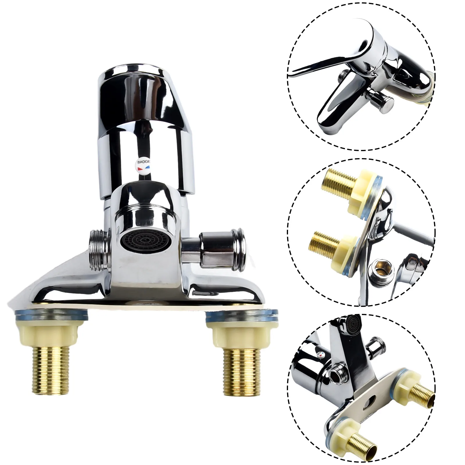Water Mixer Tap Stylish Wall Mounted Mixer Faucet Side Open 2 Ways Copper Ceramic Spool Hot and Cold Water Flow
Water Mixer Tap Stylish Wall Mounted Mixer Faucet Side Open 2 Ways Copper Ceramic Spool Hot and Cold Water Flow