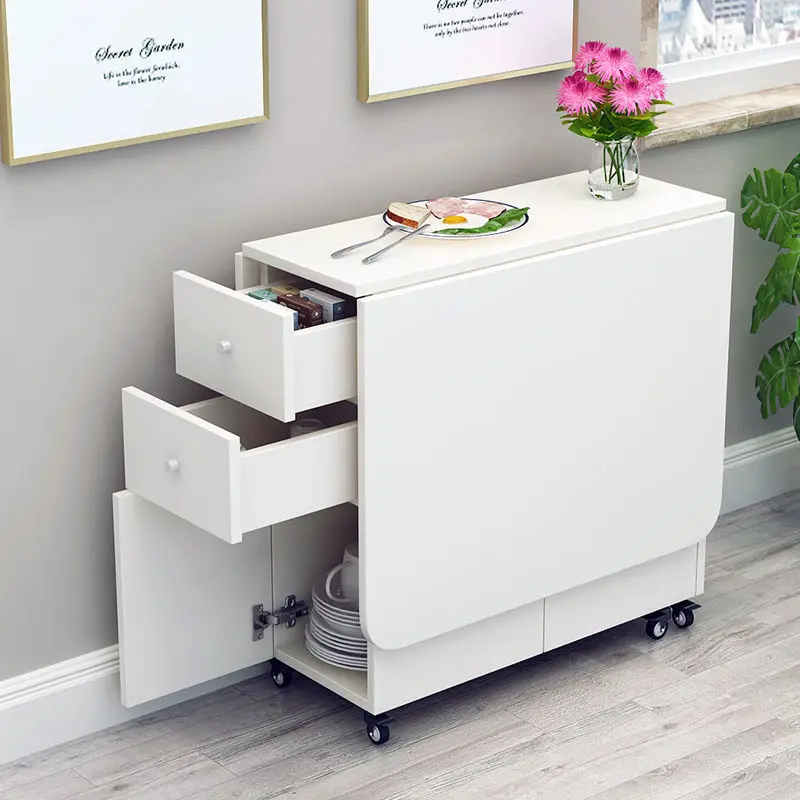apartment telescopic folding dining table rectangular mobile kitchen storage cabinet simple dining table chair combination
apartment telescopic folding dining table rectangular mobile kitchen storage cabinet simple dining table chair combination