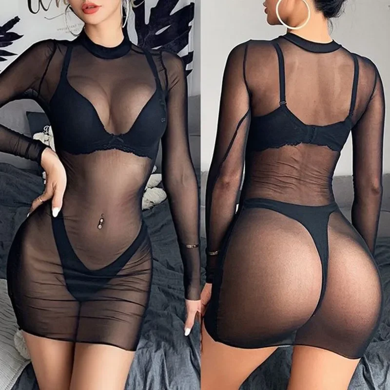 New Sexy Women Beach Dress Mesh Bathing Suit Cover Up Sheer Bikini Swimwear Clubwear Sexy Dress Lingerie See Through Dresses
New Sexy Women Beach Dress Mesh Bathing Suit Cover Up Sheer Bikini Swimwear Clubwear Sexy Dress Lingerie See Through Dresses