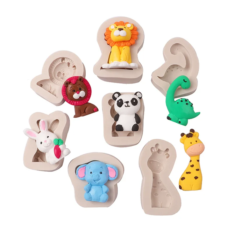 Baking mold cartoon animal series chocolate sugar flipping silicone mold lion rabbit cake mold drip mold DIY
Baking mold cartoon animal series chocolate sugar flipping silicone mold lion rabbit cake mold drip mold DIY