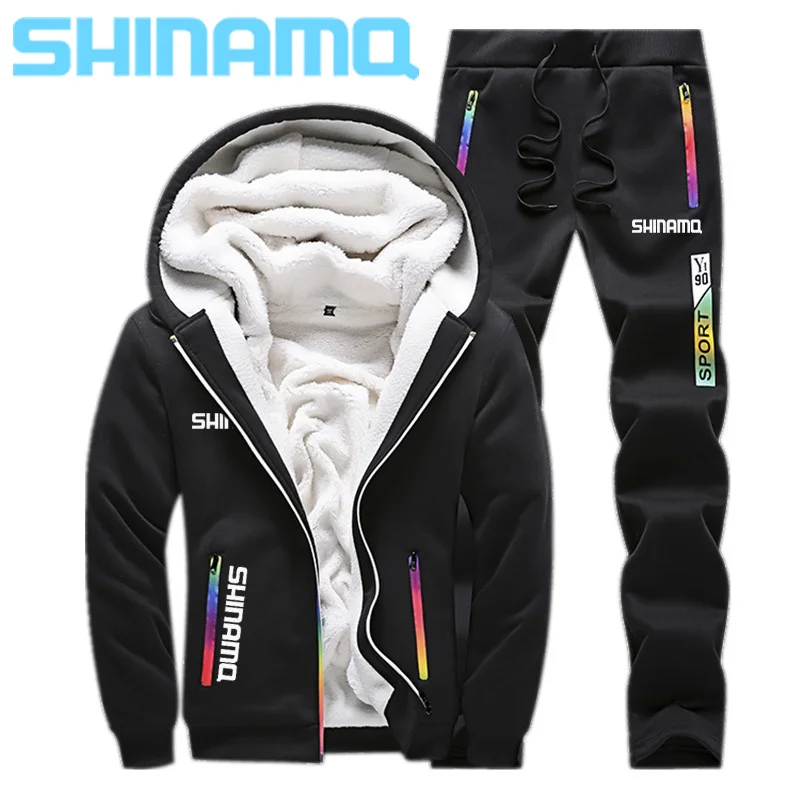 2023 Men's Winter Fishing Set Thick Insulation Mountaineering and Cycling Sportswear Pants Plush Sweater Casual Sports Set
2023 Men's Winter Fishing Set Thick Insulation Mountaineering and Cycling Sportswear Pants Plush Sweater Casual Sports Set