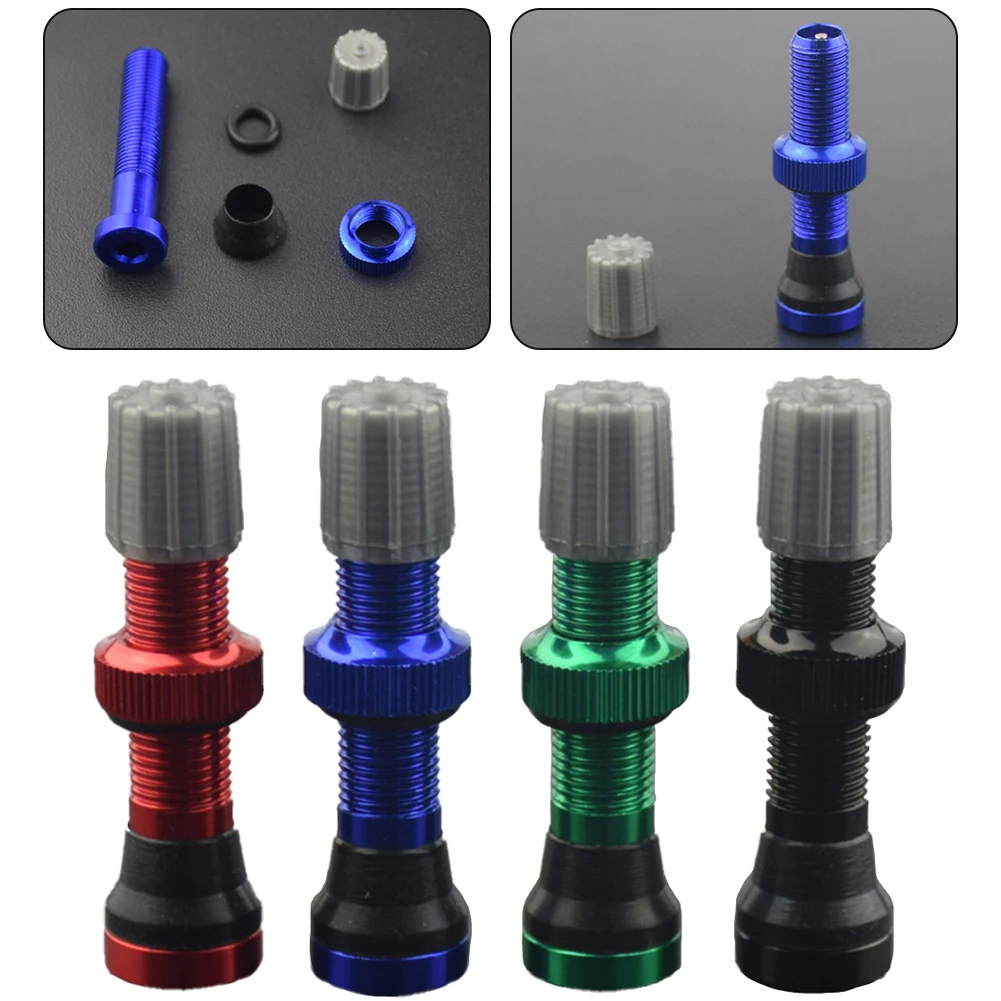 

40mm MTB Bicycle Tubeless Valve Stainless Steel Bike Rim Wheel Tire Tyre Bicycle Accessories Parts For-Schrader Valves 40mm