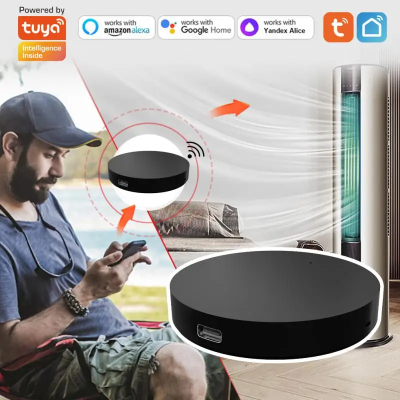 TUYA Smart IR Remote Control Smart WiFi Universal Infrared Tuya For Smart Home Control For TV DVD AUD Works With Amz Alexa Home
TUYA Smart IR Remote Control Smart WiFi Universal Infrared Tuya For Smart Home Control For TV DVD AUD Works With Amz Alexa Home