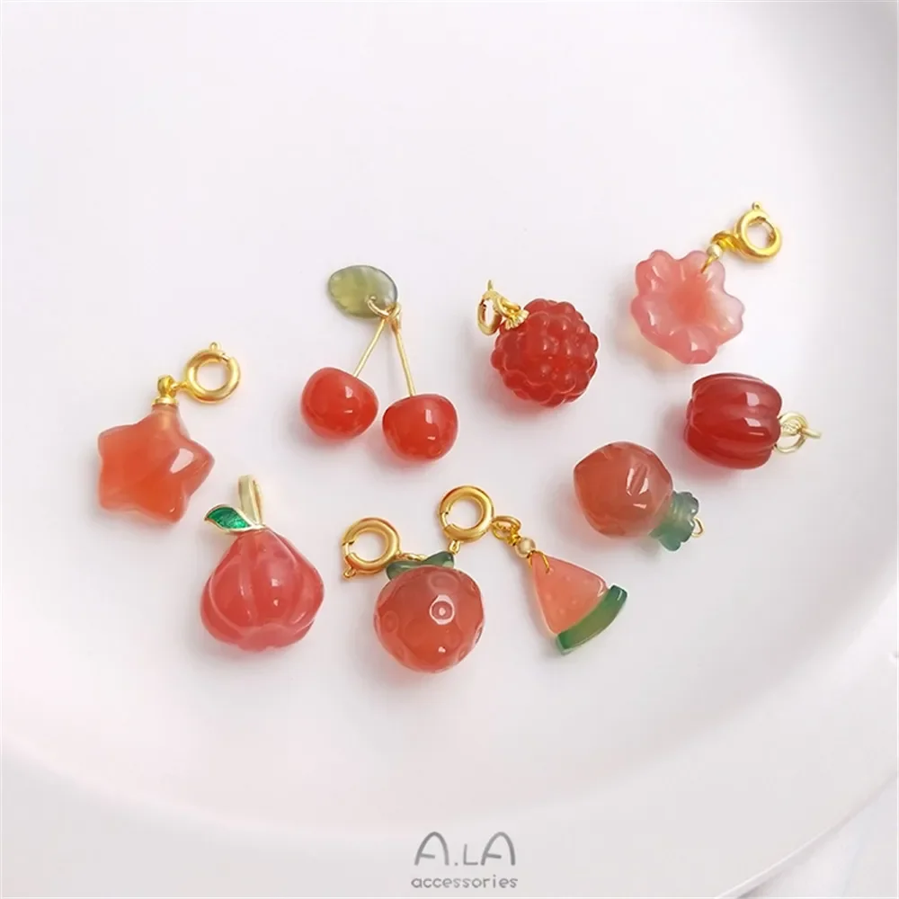 Натуральные конфеты, агат, резные фрукты и овощи, подвеска, ручной DIY браслет, ожерелье, подвеска, аксессуары
Натуральные конфеты, агат, резные фрукты и овощи, подвеска, ручной DIY браслет, ожерелье, подвеска, аксессуары