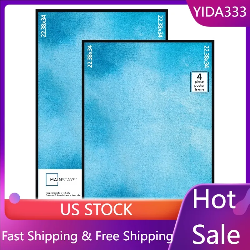 

Mainstays 22x34 Basic Picture Frames, Black, Set of 2