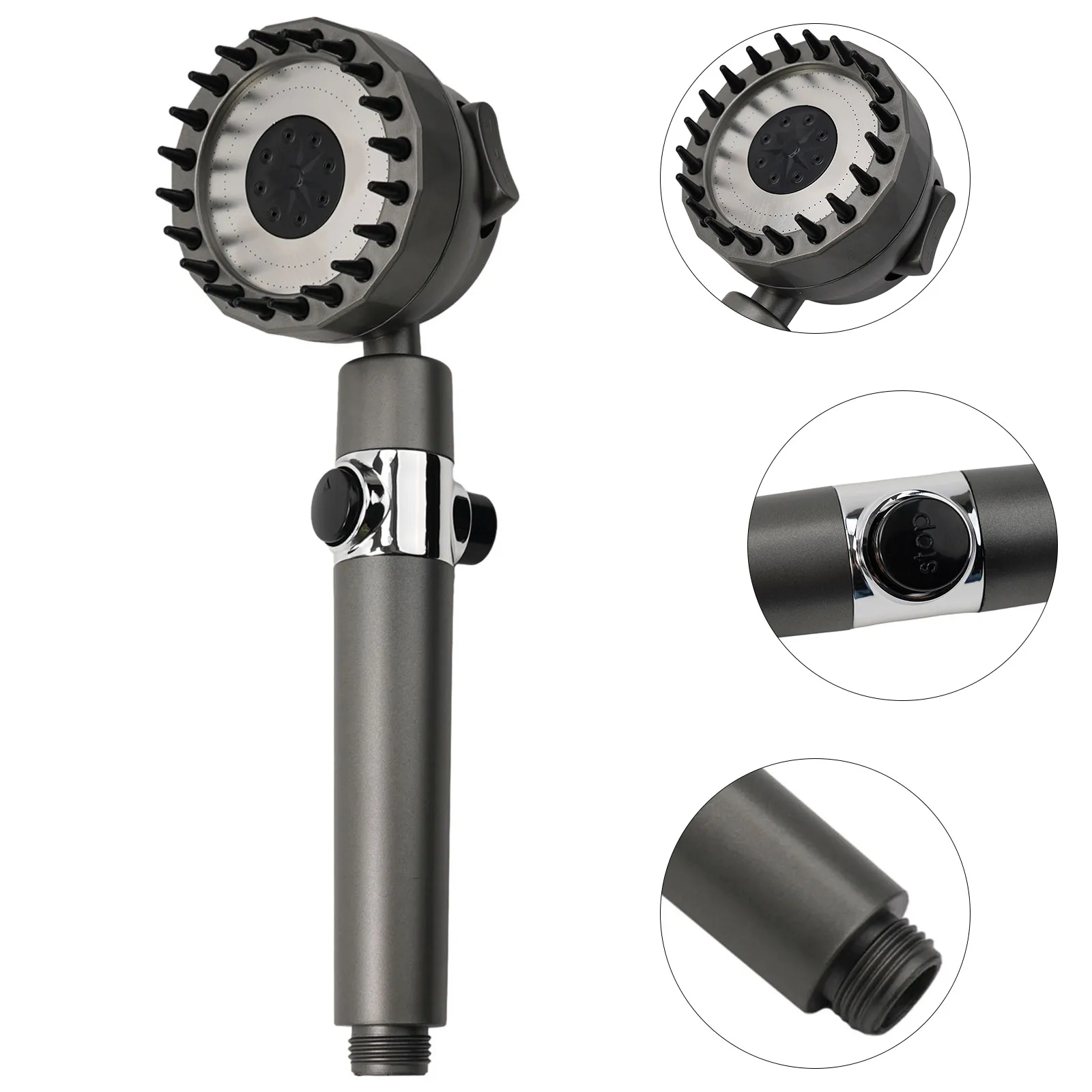 High Pressure Water Saving Rain Shower Head Shower Head Shower Head Three Mode Sprayer High-pressure Shower Head
High Pressure Water Saving Rain Shower Head Shower Head Shower Head Three Mode Sprayer High-pressure Shower Head