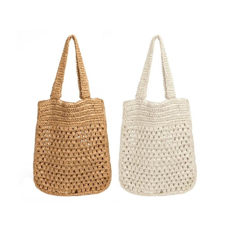 Stylish Woven Straw Bag for Women Trend Beaches Tote with Spacious Storage Vintage Inspired Handwoven Straw Shoulder Bag
Stylish Woven Straw Bag for Women Trend Beaches Tote with Spacious Storage Vintage Inspired Handwoven Straw Shoulder Bag
