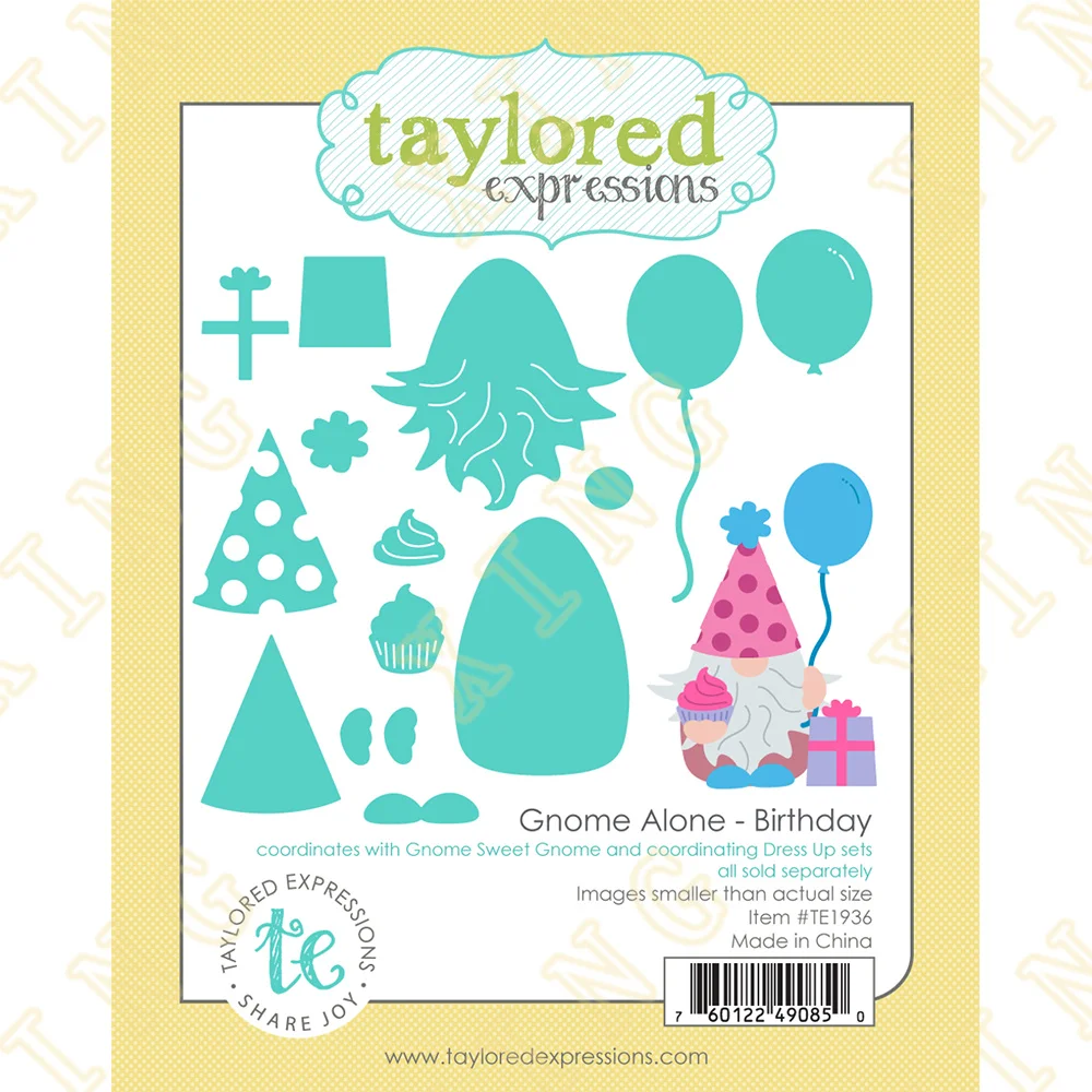 Gnome Alone - Birthday Metal Craft Cutting Dies DIY Scrapbook Paper Diary Decoration Card Handmade Embossing New Product
Gnome Alone - Birthday Metal Craft Cutting Dies DIY Scrapbook Paper Diary Decoration Card Handmade Embossing New Product