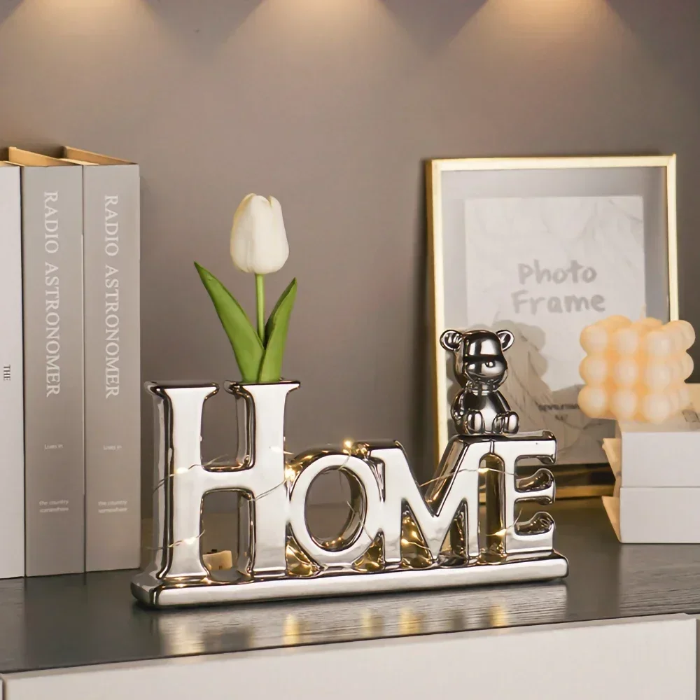 Декоративная 3D фигурка с английскими буквами со светодиодной искусственным цветком и мини-медведем, фигурка для украшения интерьера дома или свадьбы
Декоративная 3D фигурка с английскими буквами со светодиодной искусственным цветком и мини-медведем, фигурка для украшения интерьера дома или свадьбы