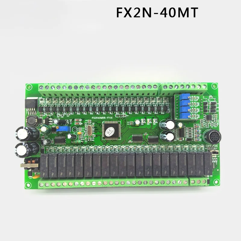 

FX2N-40MT domestic 4-axis 100K pulse PLC industrial control board programmable controller analog quantity power-off holding