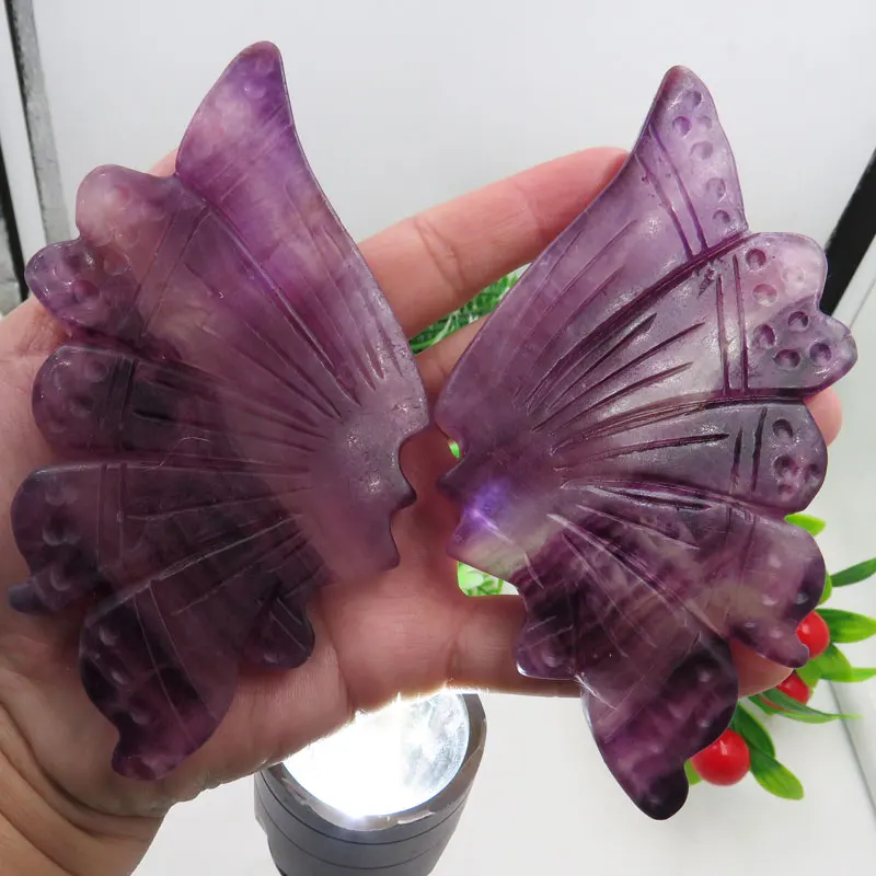 Новинка 248 г (пара) РЕДКИЙ AAA ++ 100% натуральный фиолетовый бриллиантовый минеральный образец крыла бабочки полированный Восстанавливающий Исцеление Рейки 
Новинка 248 г (пара) РЕДКИЙ AAA ++ 100% натуральный фиолетовый бриллиантовый минеральный образец крыла бабочки полированный Восстанавливающий Исцеление Рейки