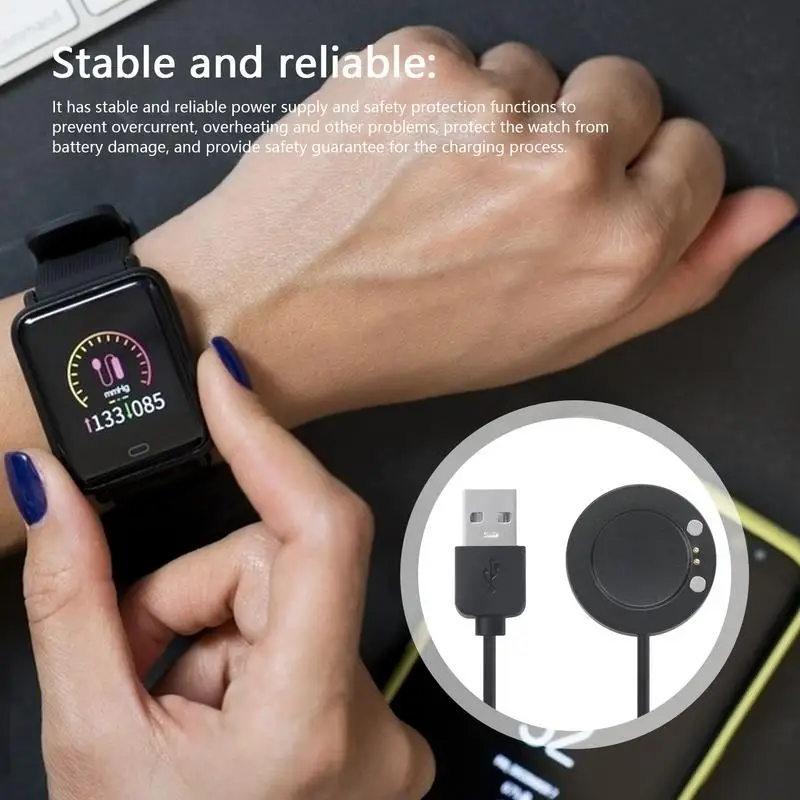 Magnetic Smartwatch Quick Charger Suitable For T500 Watch Charging Cable X7X16X9A Smart Watch For Travel Home Office Business
Magnetic Smartwatch Quick Charger Suitable For T500 Watch Charging Cable X7X16X9A Smart Watch For Travel Home Office Business