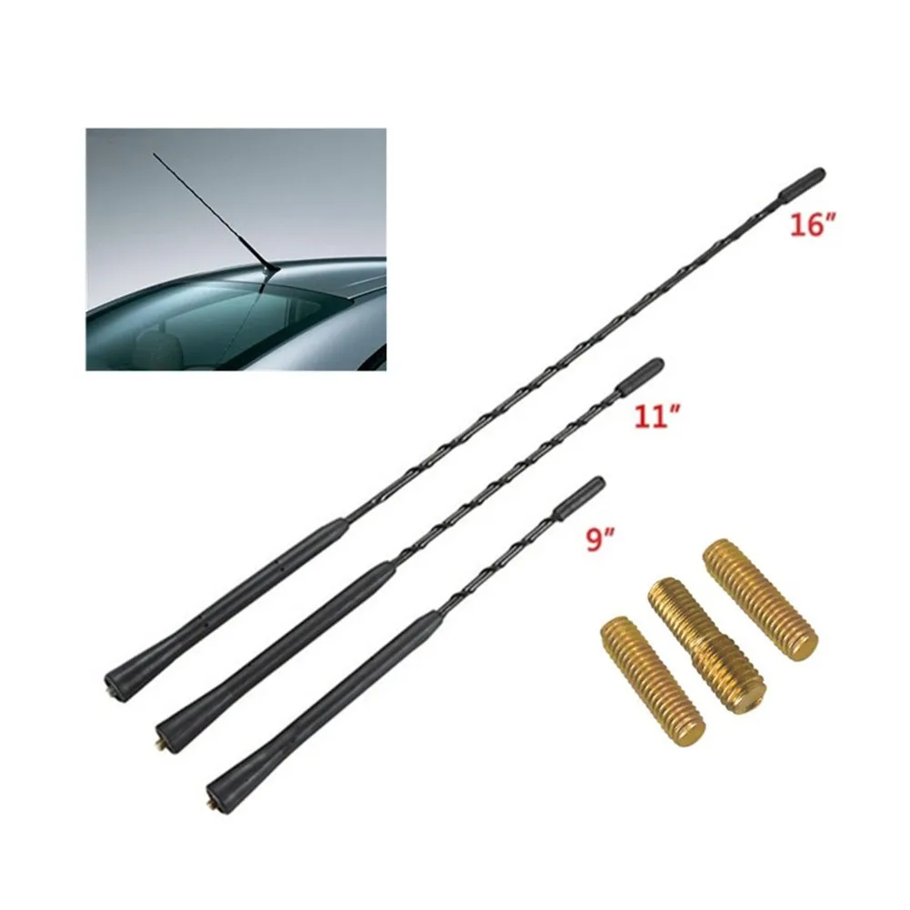 Car Roof Mast Stereo Antenna AM/FM Radio Aerial Screw Black Universal 9/11/16 Inch Signal Enhanced Aerial Auto Replacement Part
Car Roof Mast Stereo Antenna AM/FM Radio Aerial Screw Black Universal 9/11/16 Inch Signal Enhanced Aerial Auto Replacement Part