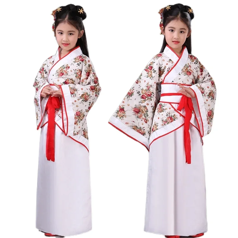Chinese Hanfu Girls Dresses Chinese Kids Costume Children Ancient Fairy Han Tang Dynasty Qing Hanfu Dress Folk Clothing
Chinese Hanfu Girls Dresses Chinese Kids Costume Children Ancient Fairy Han Tang Dynasty Qing Hanfu Dress Folk Clothing