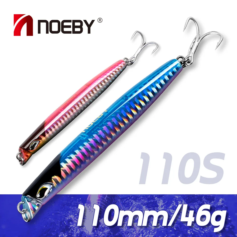 Noeby Sinking Pencil Fishing Lures 110mm 46g Long Casting Wobblers Artificial Stickbait Hard Bait Saltwater Fishing Tackle
Noeby Sinking Pencil Fishing Lures 110mm 46g Long Casting Wobblers Artificial Stickbait Hard Bait Saltwater Fishing Tackle