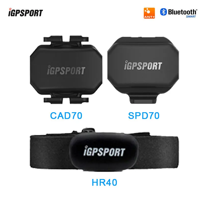 

IGPSPORT SPD70 CAD70 Speed Sensor Cycling Cadence Sensor Support ANT+ Heart Rate Monitor HR40 for Bryton iGPSPORT Garmin XOSS