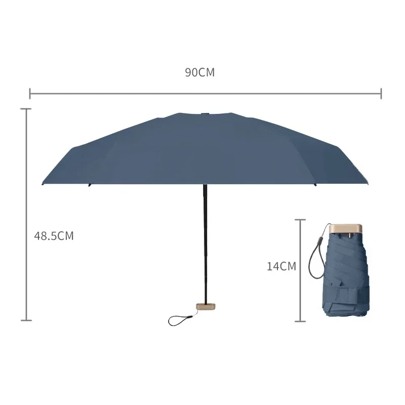 Pocket Girls Folding Ribs 6 Parasol Ultralight Rain Women's Anti Sun Man Portable Umbrella Mini
Pocket Girls Folding Ribs 6 Parasol Ultralight Rain Women's Anti Sun Man Portable Umbrella Mini