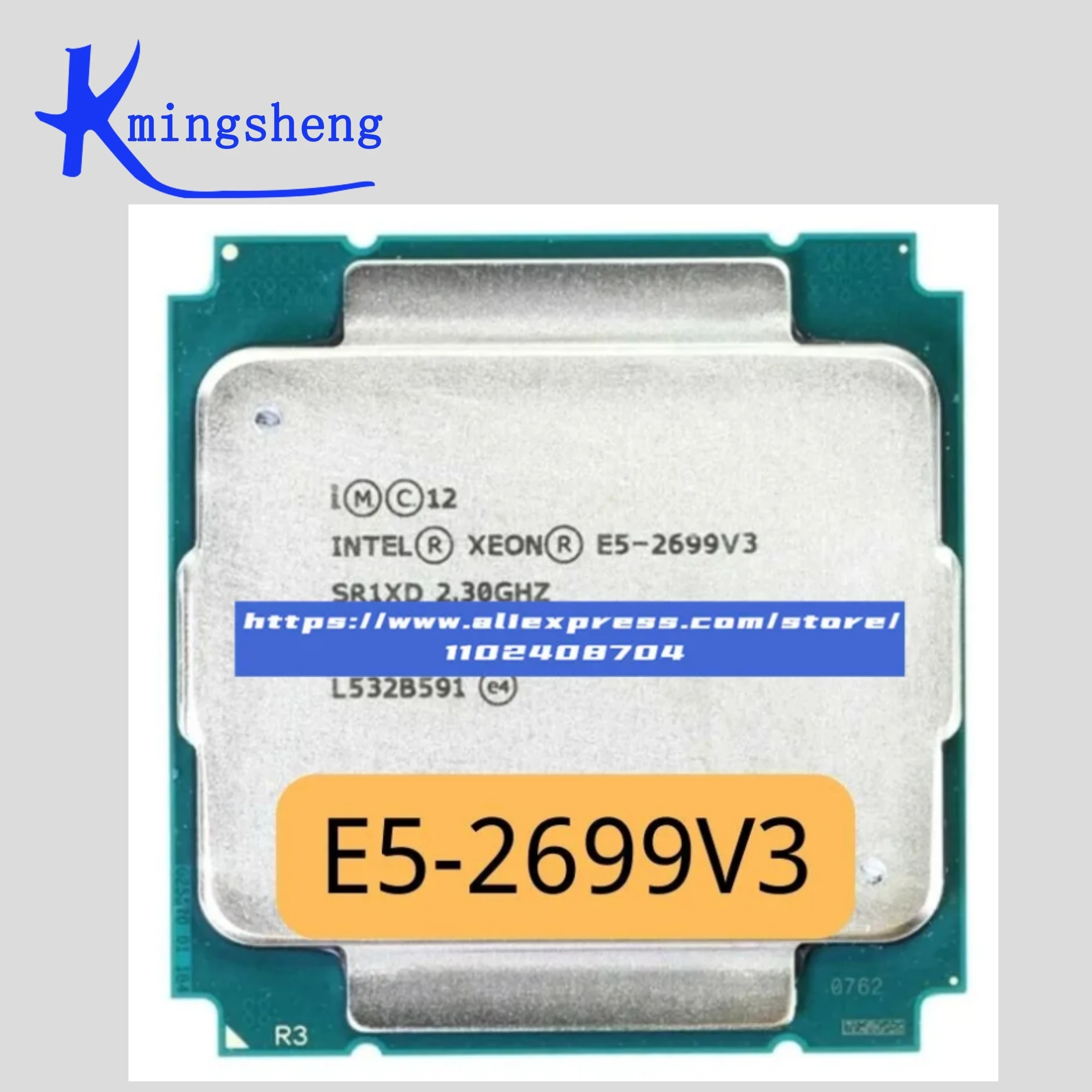 Intel Xeon E5-2699 v3 E5 2699v3 E5 2699 v3 CPU Processor 2.3 GHz 18-Core 36-Thread 45MB 145W CPU Processor LGA 2011-3
Intel Xeon E5-2699 v3 E5 2699v3 E5 2699 v3 CPU Processor 2.3 GHz 18-Core 36-Thread 45MB 145W CPU Processor LGA 2011-3