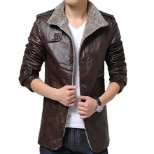 Streetwear PU Leather Jacket Men Long Style Solid Color Men's Fleece Casual Mens Clothing Pockets Breasted Leather Coat Outwear
Streetwear PU Leather Jacket Men Long Style Solid Color Men's Fleece Casual Mens Clothing Pockets Breasted Leather Coat Outwear