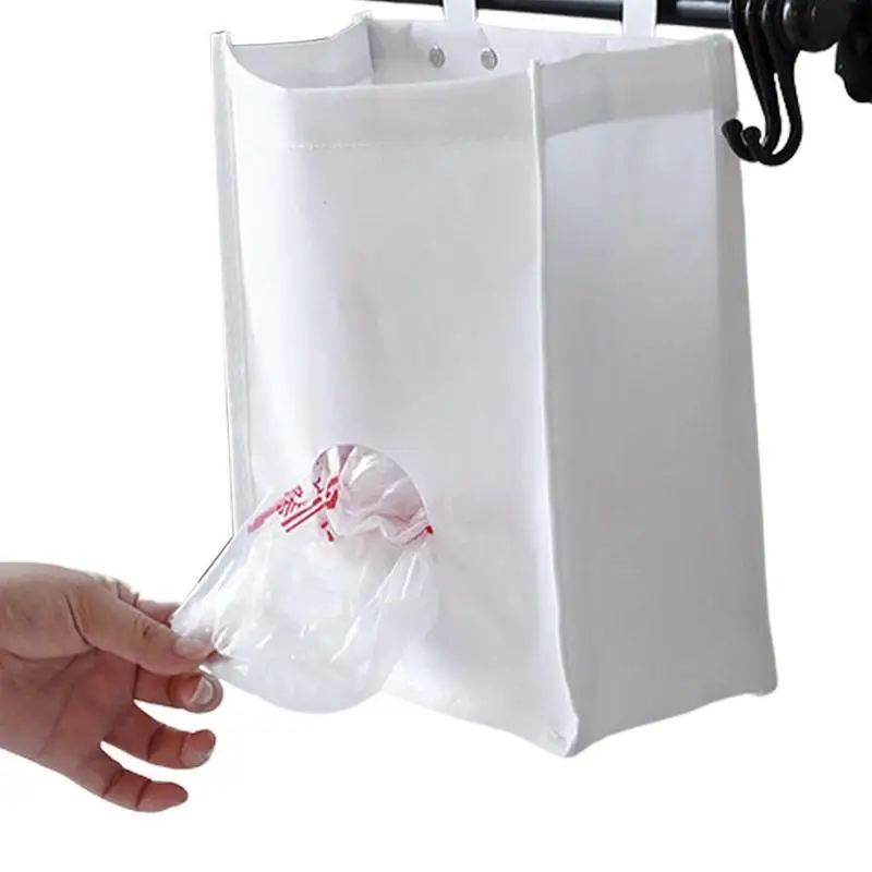 Wall Mounted Storage Bag Shopping Garbage Bag With Hooks And Round Extraction Port Waterproof Hangings Bag Organizer With Hooks
Wall Mounted Storage Bag Shopping Garbage Bag With Hooks And Round Extraction Port Waterproof Hangings Bag Organizer With Hooks