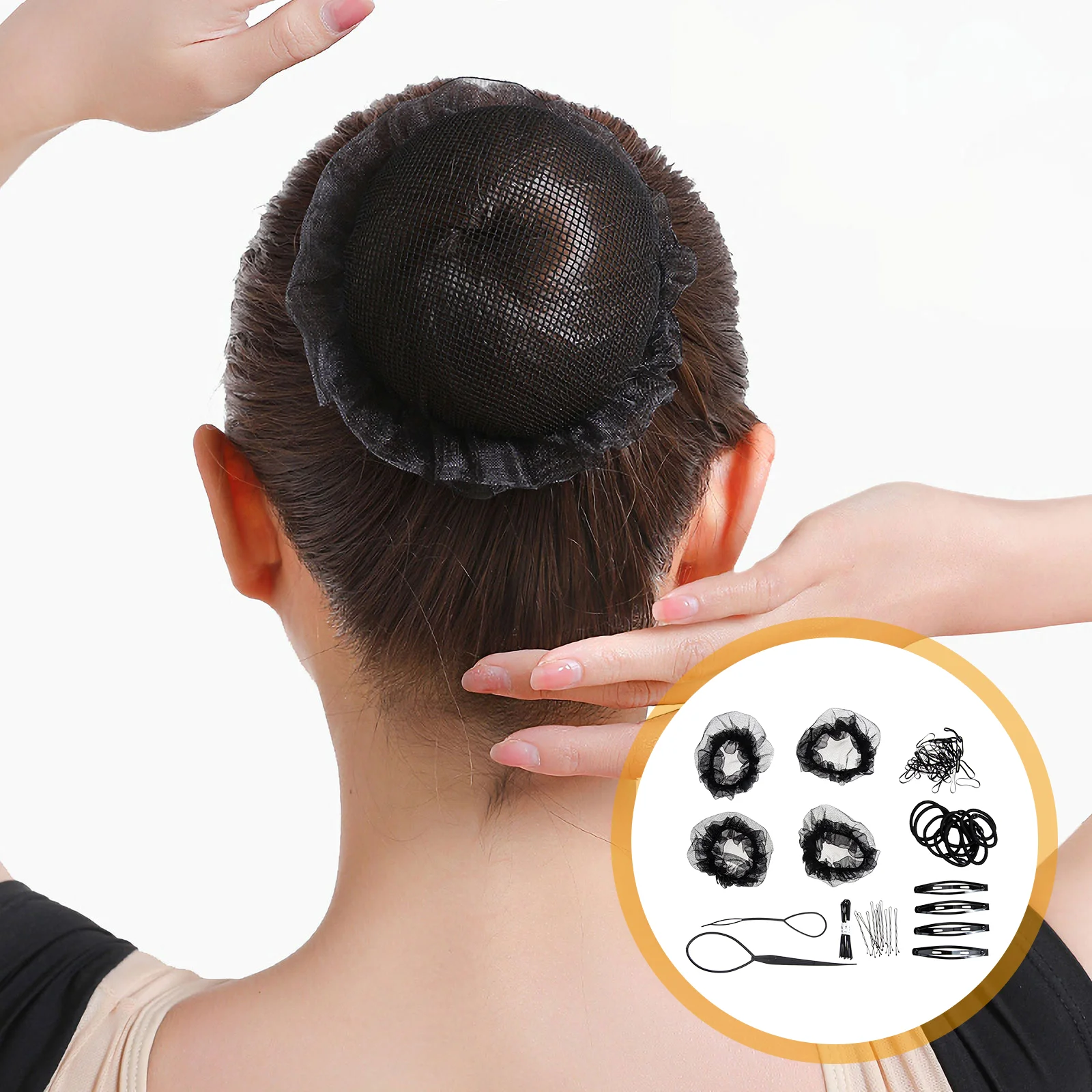 Черные сетки для волос для женщин, булочка, головной убор, булочки из нержавеющей стали, невидимые эластичные
Черные сетки для волос для женщин, булочка, головной убор, булочки из нержавеющей стали, невидимые эластичные