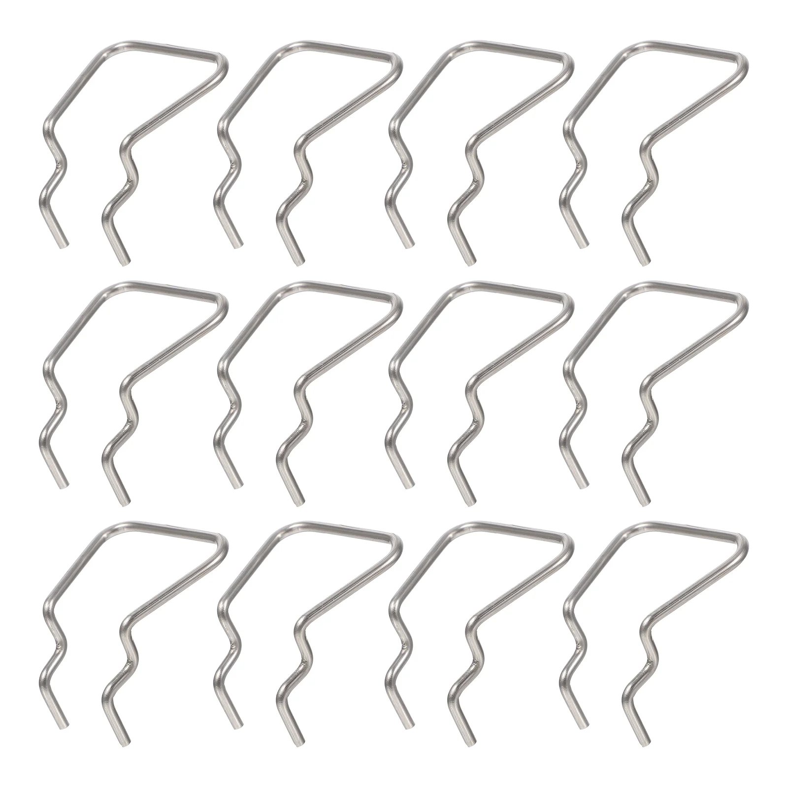 

12pcs Stainless Steel Pegboard Plier Holders Double Loop Board Hook Metal Peg Hook Shelving Display Pegboard Hooks Shop Store